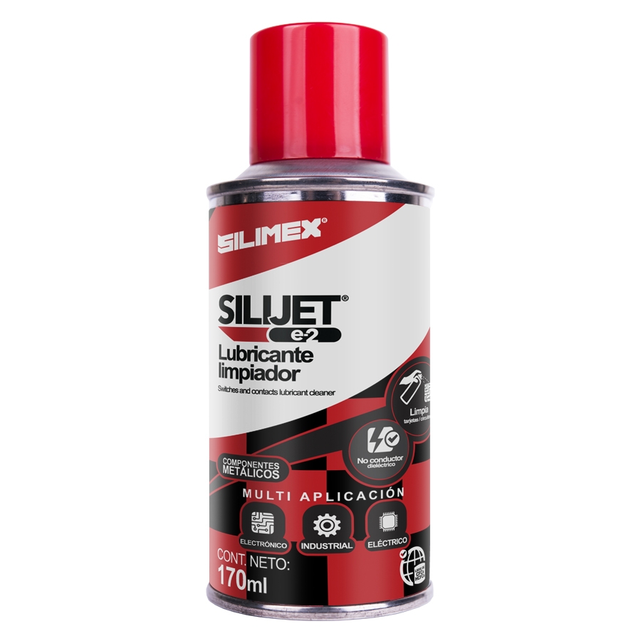 AEROSOL LUBRICANTE SILIJET E-2 PARA COMPONENTES ELECTRONICOS SILIMEX 170 ML CN-3614