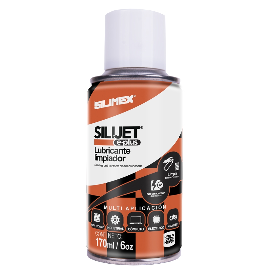 AEROSOL SILIJET E-PLUS LUBRICANTE PARA COMPONENTES Y MECANISMO ELECTRONICOS Y MECANICOS SILIMEX 170 ML CN-291