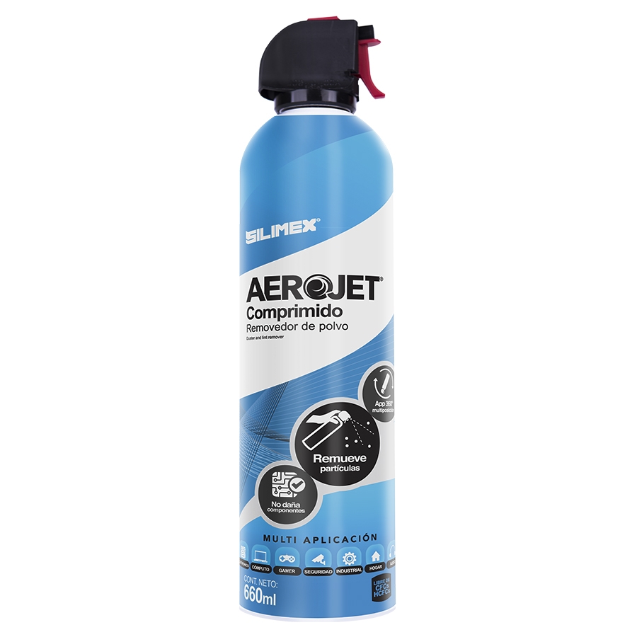 AIRE COMPRIMIDO AEROJET 360 REMOVEDOR DE POLVO SILIMEX DE 660 ML. CN-775