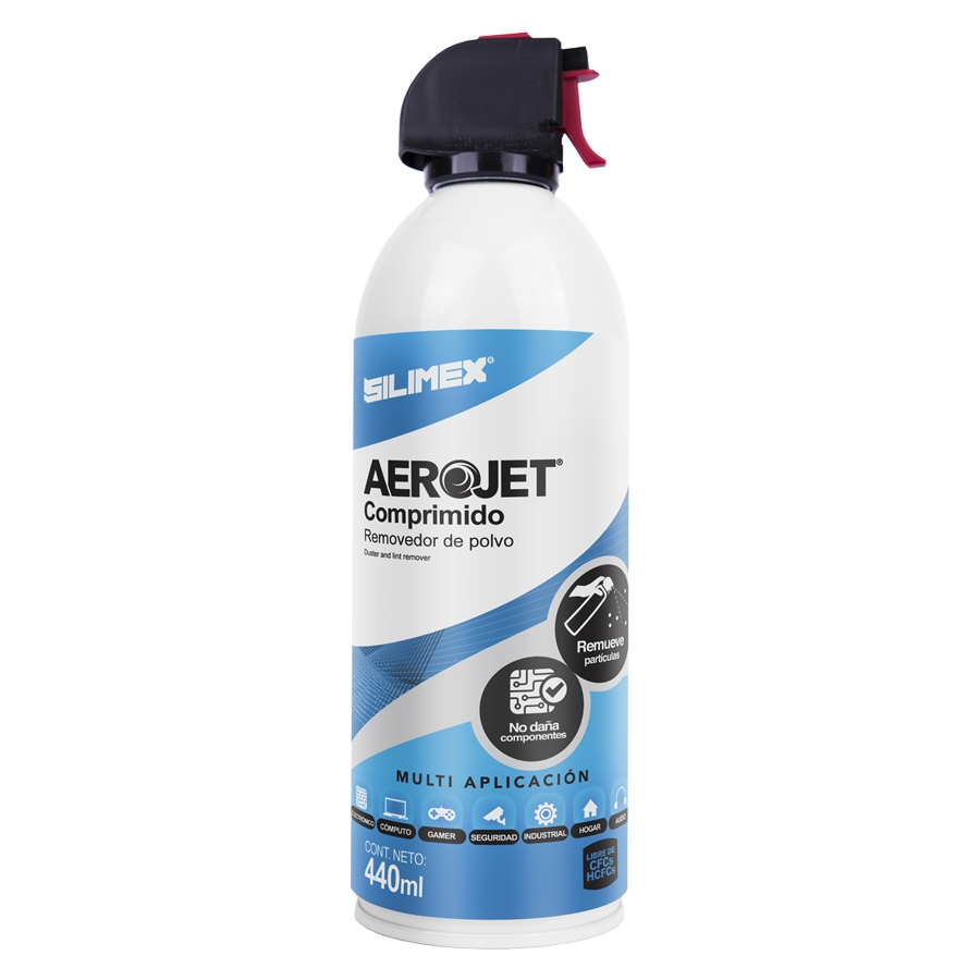 AIRE COMPRIMIDO AEROJET REMOVEDOR DE POLVO SILIMEX DE 440 ML CN-2094