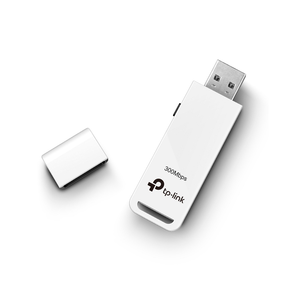 Adaptador USB  TP-LINK TL-WN821N, Inalámbrico, 300 Mbit/s, Color blanco