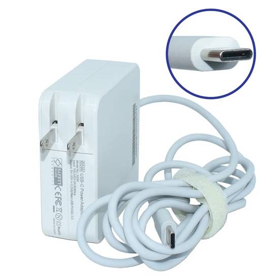 Cargador / Adaptador para Laptop AC-USBC-65W GENERICO PUNTA TIPO C USB-C 65W 20V/3.25A