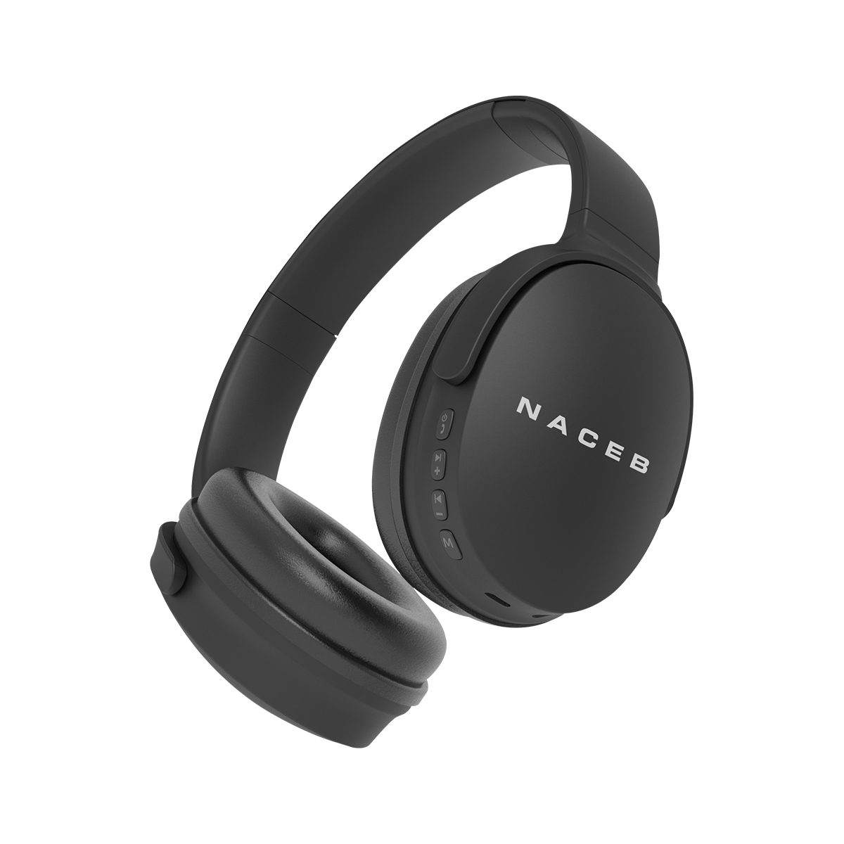 Audífonos  Naceb Technology NA-0319, Negro, Bluetooth 5.0 BOCNCB790