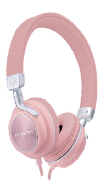 Audifonos On Ear LF ACOUSTICS Feel, Rosa, Alámbrico, 1.1 m BOCLFA120