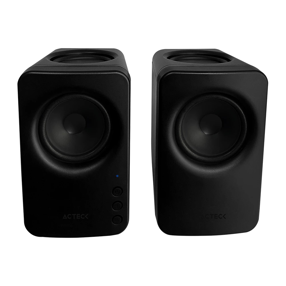 Bocinas ACTECK BS475 , 2.0, 5 W, Negro, 50 - 18000 Hz BOCACT480