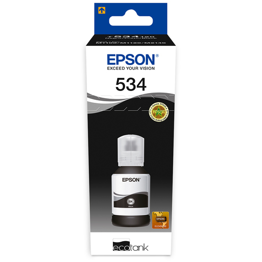 Botella de Tinta EPSON T534, Negro, Botella CAREPS5910