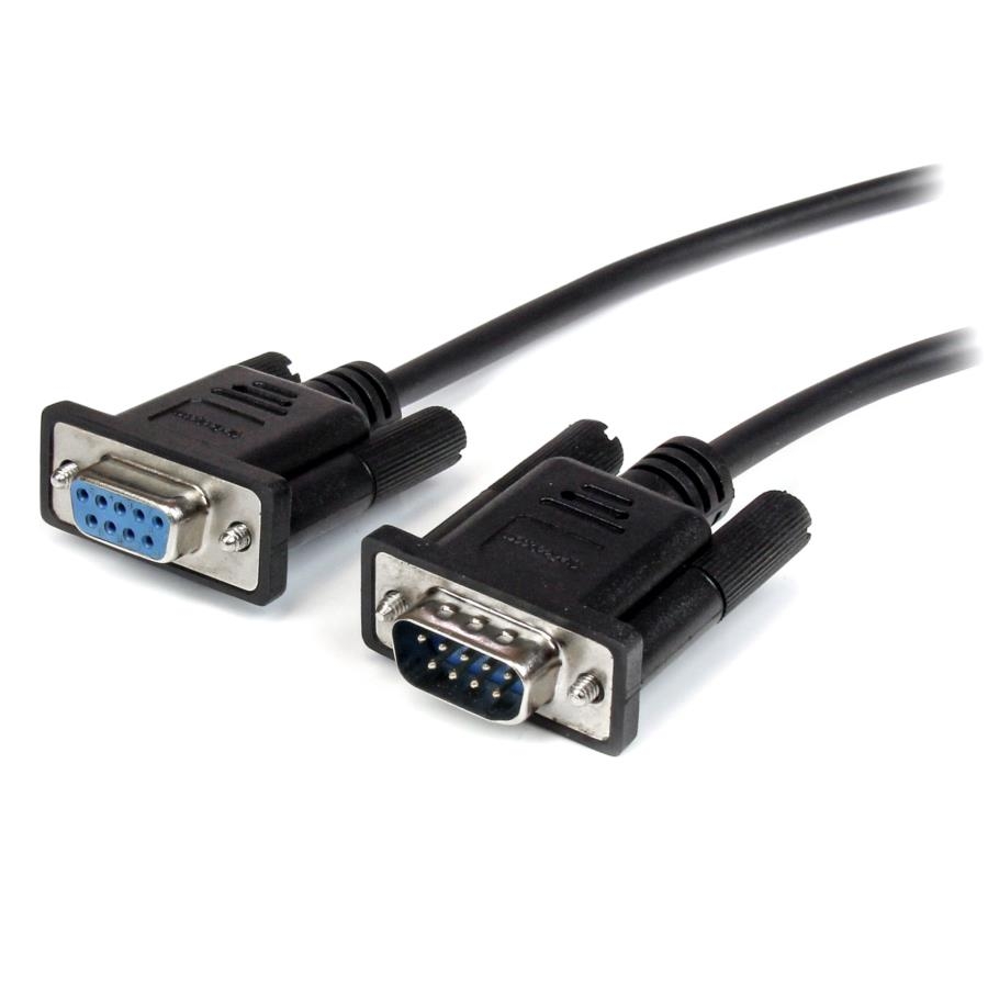 CABLE DE 2M DE EXTENSION DIRECTO STRAIGHT THROUGH SERIAL RS232 VIDEO PANTALLA EGA DB9 MACHO A HEMBRA - EXTENSOR NEGRO - STARTECH.COM MOD. MXT1002MBK CB-1832