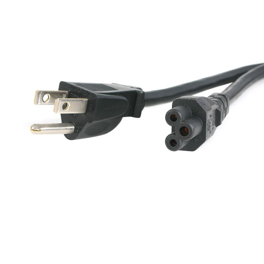 CABLE DE CORRIENTE DE 1.8M ESTANDAR PARA LAPTOP - 18AWG - NEMA 5-15P A C5 - MICKEY MOUSE - CABLE DE ALIMENTACION PARA LAPTOP - STARTECH.COM MOD. PXT101NB3S CB-1947