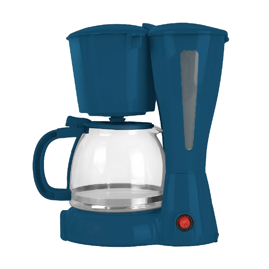 CAFETERA MIRATI / 1.2 L / 900W / VASO CRISTAL / FILTRO LAVABLE / AZUL ELE-7 - MIRATI