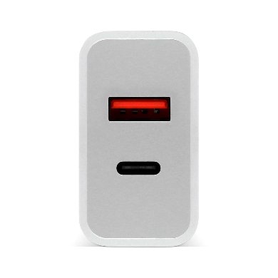 Cargador Carga Rápida, Dual USB V3.0 18W, 1 Puerto Tipo A y 1 Puerto Tipo C BROBOTIX 6000502