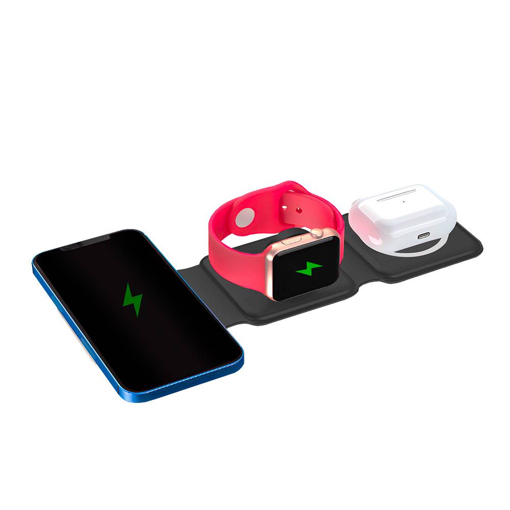 CARGADOR INALÁMBRICO PERFECTCHOICE  3 EN 1 - 3CHARGE ACCMST4740