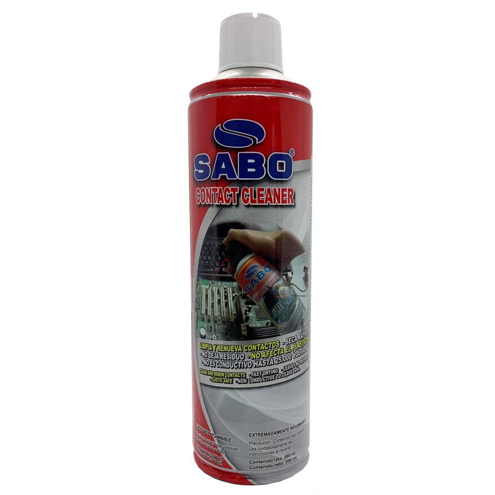 CONTACT CLEANER 590ML SABO LIMPIADOR DE CIRCUITOS ELECTRONICOS SABLMP030