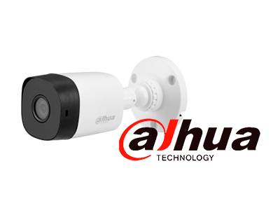 Cámara DAHUA HAC-B2A51N-0280B-S2 bullet de 5 MP lente de 2.8 mm y ángulo de visión de 106°. Incorpora IR  20 m para visión nocturna, resistente IP67 NB