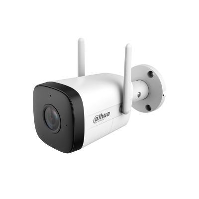 DAHUA IPC-HFW1230DT-STW - Cámara IP Bullet Wifi de 2 Mp,2.8 mm/ 100 °/ IR de 30 Metros/ H.265/ Microfono y Altavoz/ Ranura MicroSD/ IP67/SMD