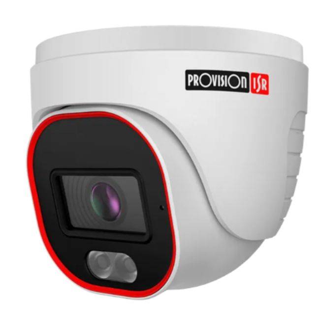 Camara domo IP 2 MP, Lente fijo 2.8mm (93), IR hasta 20 mts FIX, Analitico NDDA1 , microfono, WDR, IP67