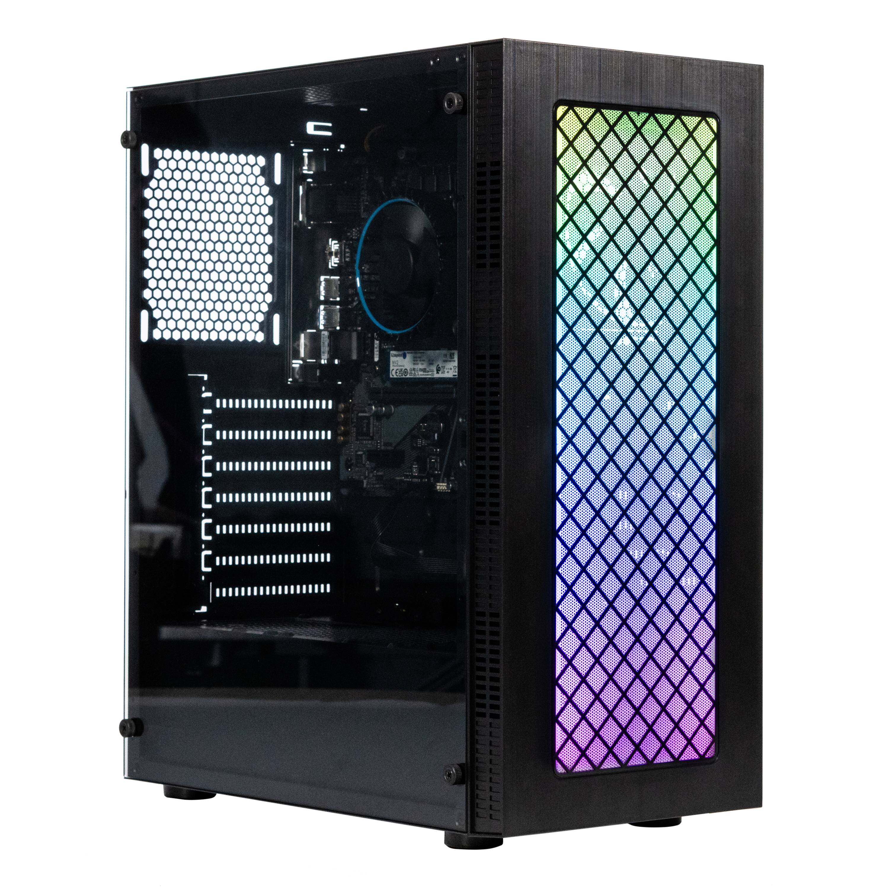 Computadora Gamer EVOTEC Intel Core i5-12400, 16GB, SSD 1TB, KIT Teclado & Mouse, Win 11 PRO prueba CPUEVO810