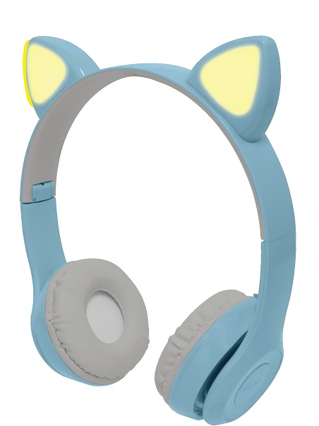 Diadema Inalámbrica PERFECT CHOICE kids Catto, Diadema, Azul BOCMST3500