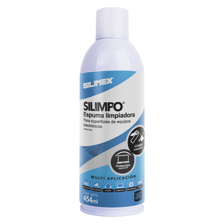 ESPUMA SILIMPO PARA GABINETES DE EQUIPOS ELECTRONICOS ANTIESTATICO SILIMEX 454 ML CN-289