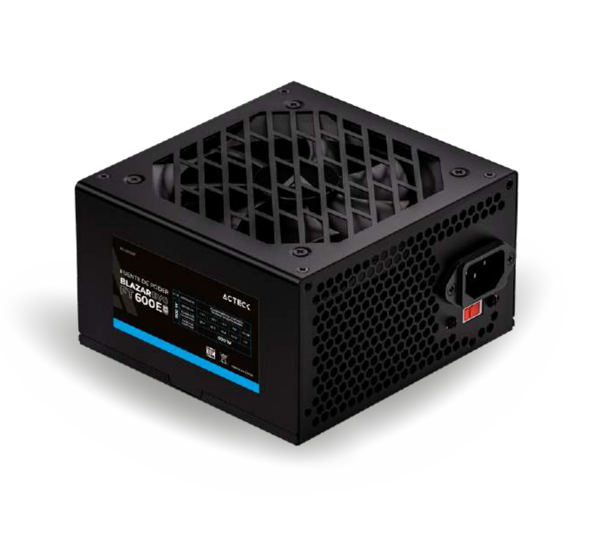 Fuente de Poder ACTECK  Blazar Evo  FT600E Advanced Series ATX 600W GABACT370