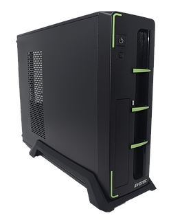 GABINETE EVOTEC SLIM ARUBA VERDE FUENTE 600W GABEVO350