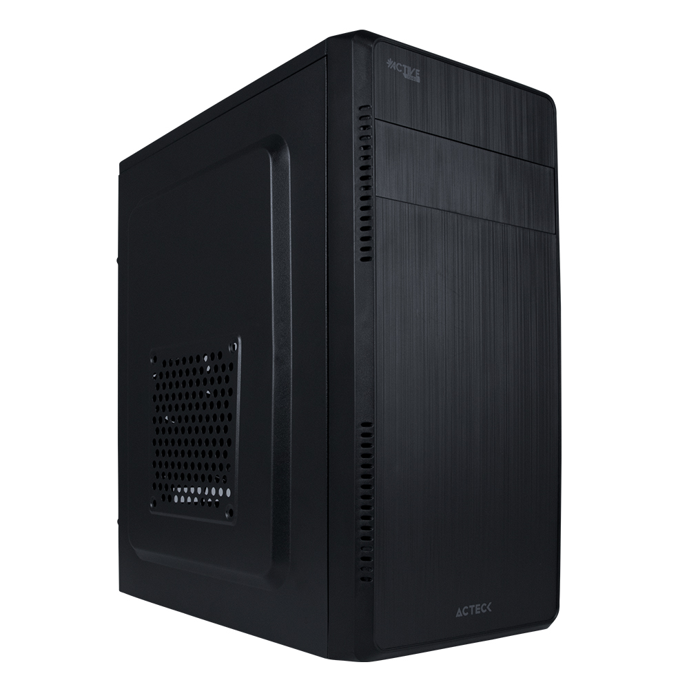 Gabinete ACTECK  GI240 KIOTO ESSENTIAL SERIES, Gabinete Micro ATX, Mini ITX, Negro, 500 W GABACT140