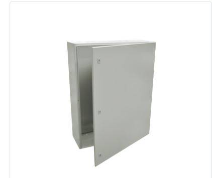 Gabinete Acero Dahua  IP66 Uso Intemperie (800 x 1000 x 300 mm)  Placa Trasera  Metálica y Compuerta Inferior Atornillable (Incluye Chapas y Llaves T)