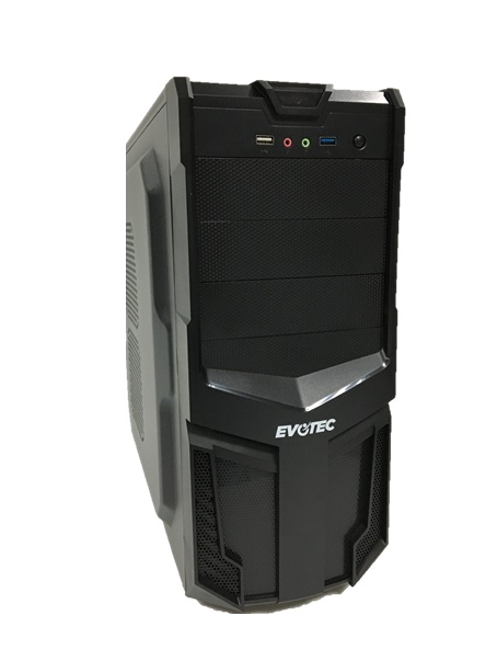 Gabinete EVOTEC EV-1005, MICRO-ATX, TORRE, MICRO-ATX, NEGRO, 600W GABEVO150