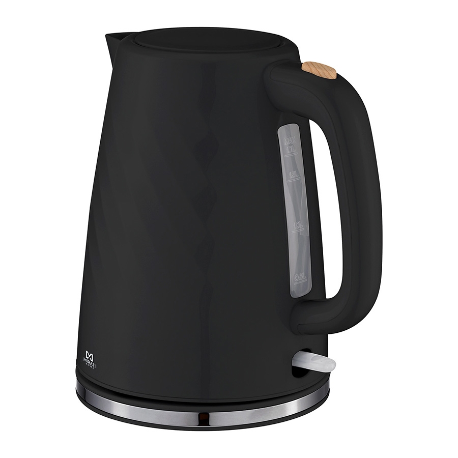 HERVIDOR DE AGUA MIRATI / 1.7 L / 1200 W / PLSTICO ABS / ACERO INOXIDABLE / NEGRO ELE-12 - MIRATI