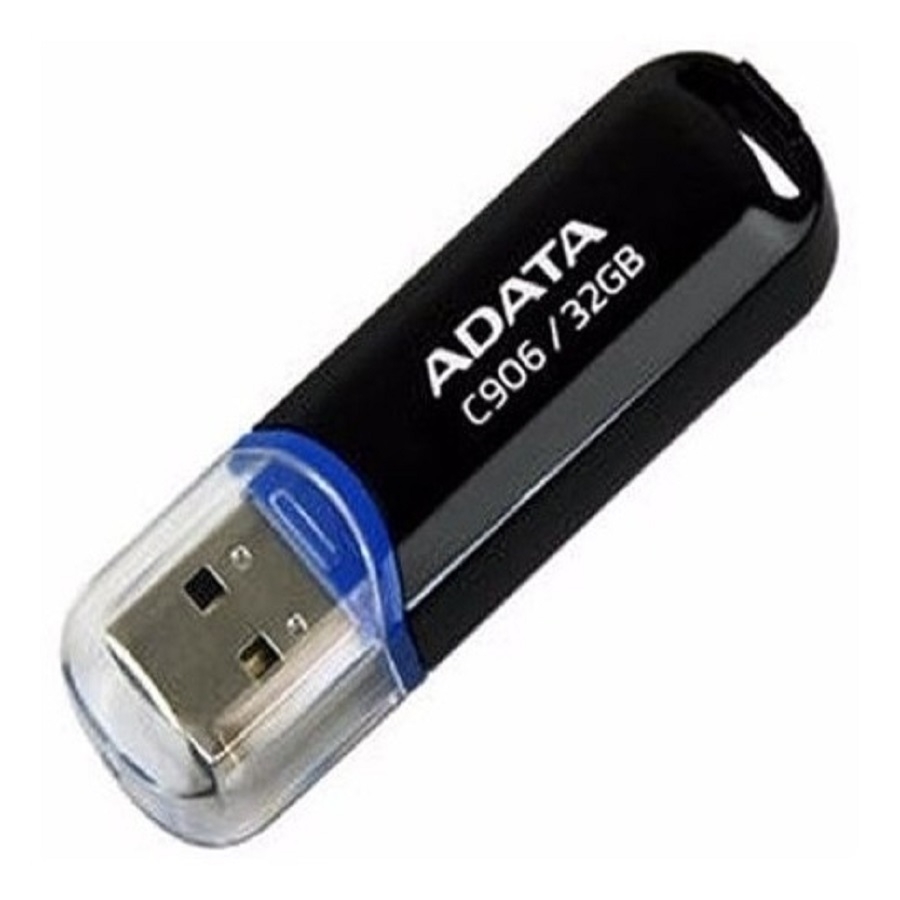 MEMORIA ADATA 32GB USB 2.0 C906 NEGRO (AC906-32G-RBK) RAM-2253