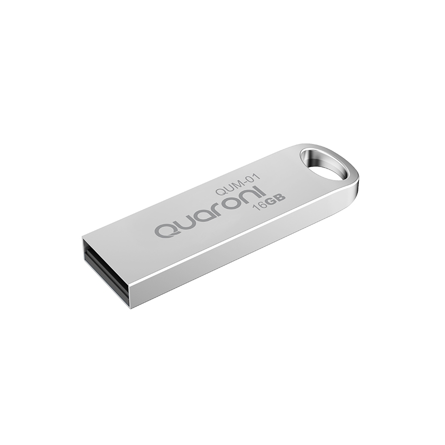 MEMORIA QUARONI 16GB USB METALICA USB 2.0 COMPATIBLE CON ANDROID/WINDOWS/MAC RAM-3943