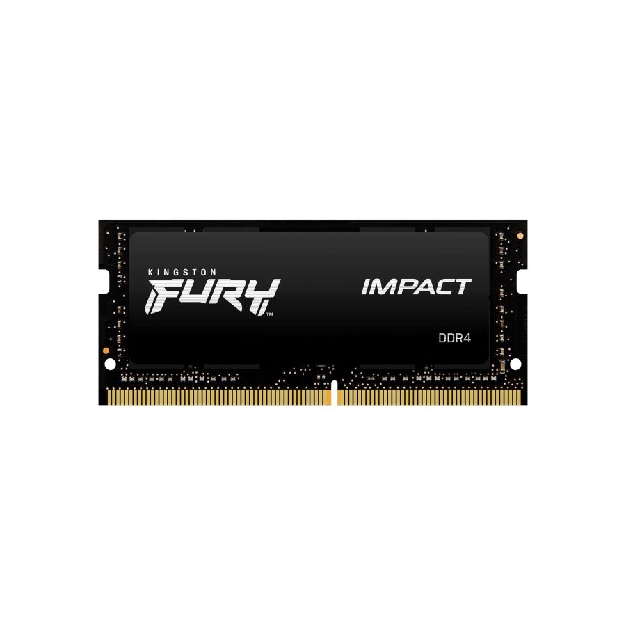 MEMORIA RAM KINGSTON SODIMM DDR4 8GB 3200MT/S FURY IMPACT BLACK CL20 260PIN 1.2V C/DIFUSOR DE CALOR P/LAPTOP (KF432S20IB/8) RAM-3692