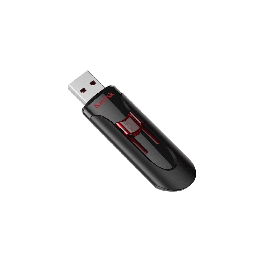 MEMORIA SANDISK 128GB USB 3.0 CRUZER GLIDE Z600 NEGRO C/ROJO SDCZ600-128G-G35 RAM-3108