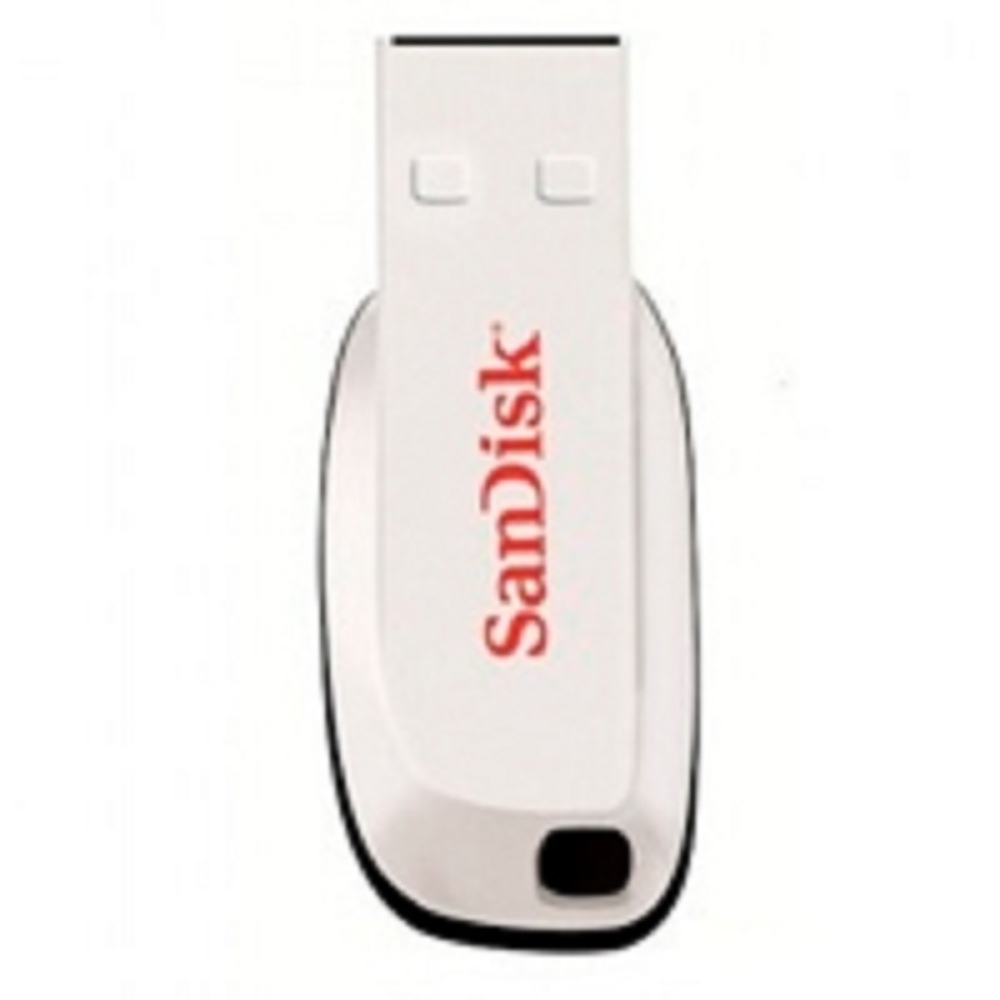 MEMORIA SANDISK 16GB USB 2.0 CRUZER BLADE Z50 BLANCO SDCZ50C-016G-B35W RAM-2768