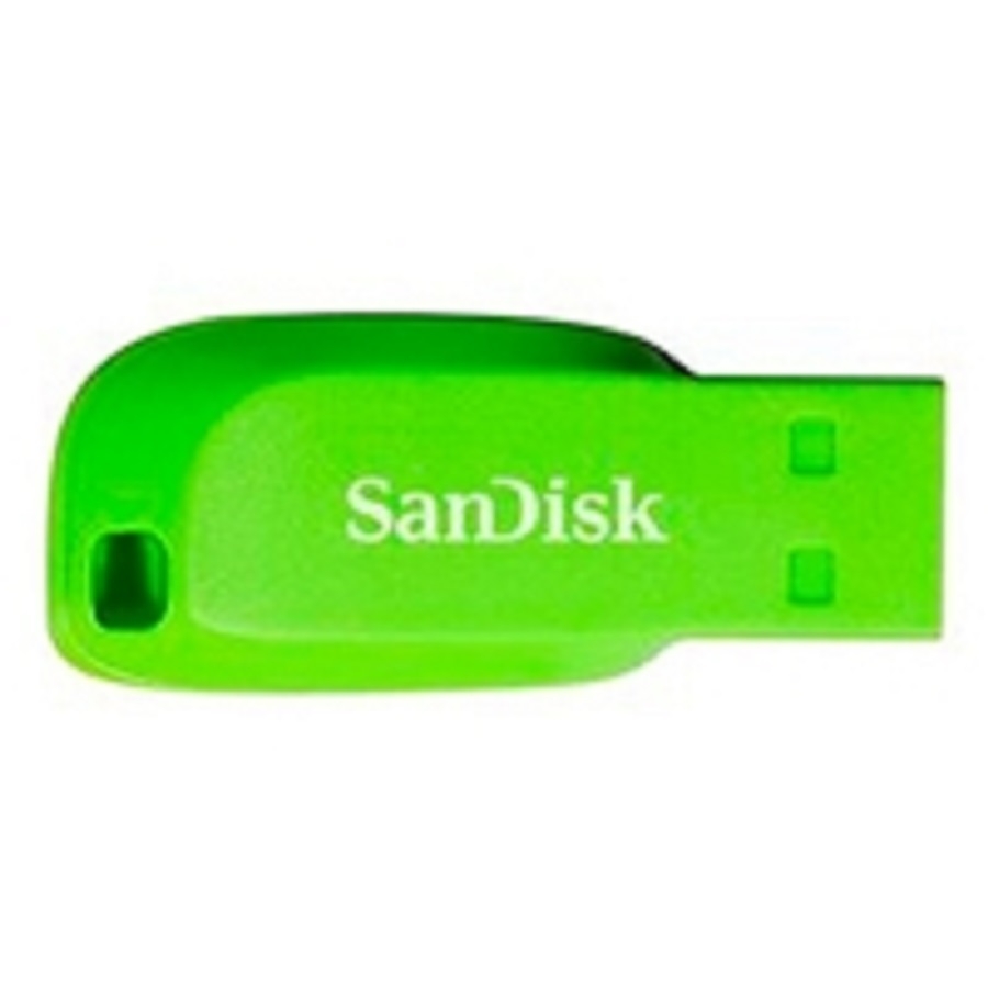 MEMORIA SANDISK 16GB USB 2.0 CRUZER BLADE Z50 ELECTRIC GREEN SDCZ50C-016G-B35GE RAM-3069