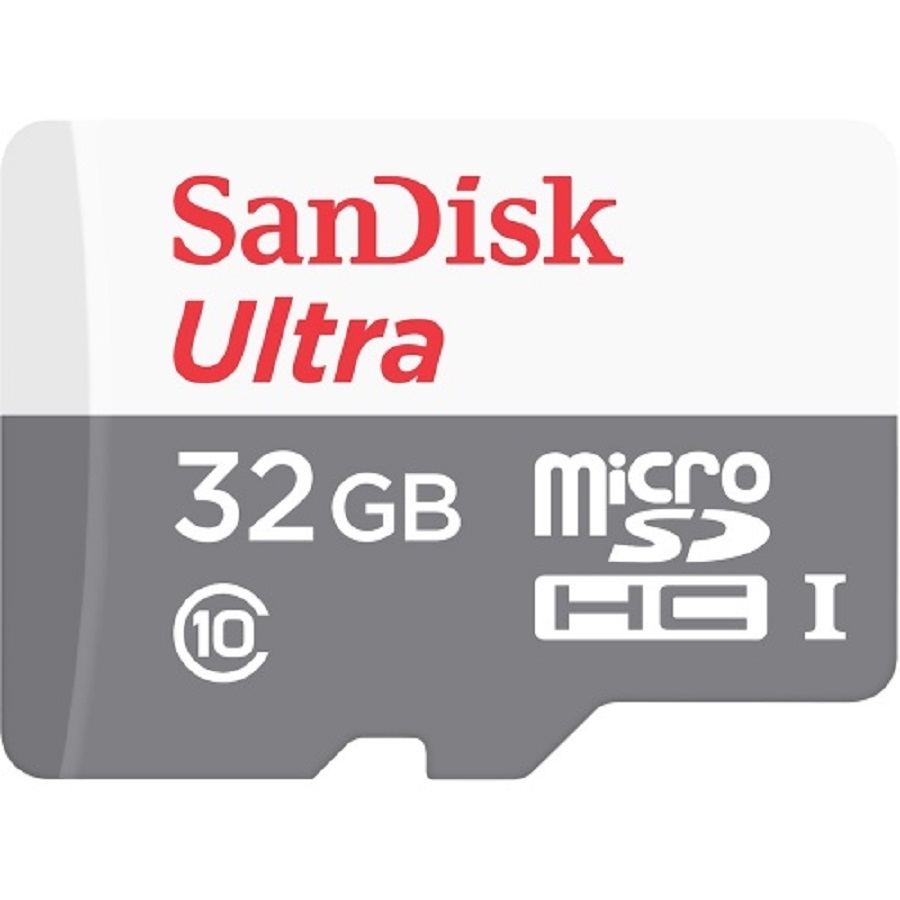 MEMORIA SANDISK MICRO SDHC 32GB ULTRA 100MB/S CLASE 10 C/ADAPTADOR SDSQUNR-032G-GN3MA RAM-3533