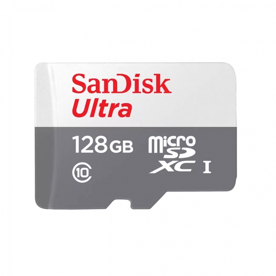 MEMORIA SANDISK MICRO SDXC 128GB ULTRA 100MB/S CLASE 10 C/ADAPTADOR SDSQUNR-128G-GN3MA RAM-3745