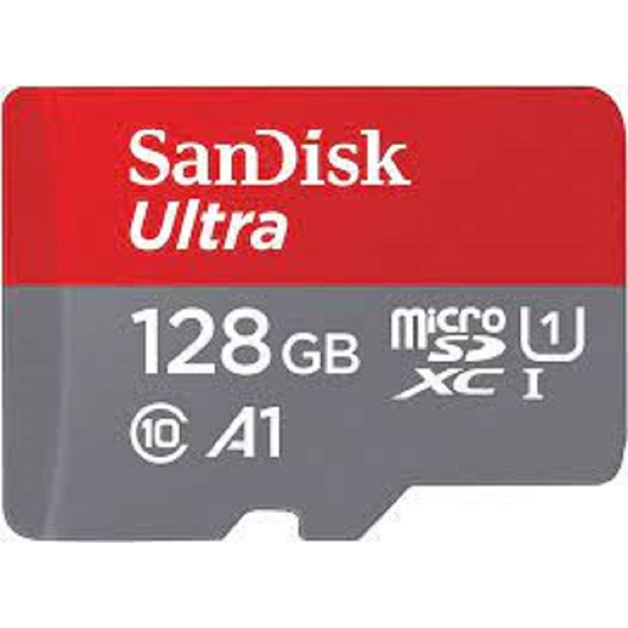 MEMORIA SANDISK MICRO SDXC 128GB ULTRA 140MB/S CLASE 10 C/ADAPTADOR SDSQUAB-128G-GN6MA RAM-3903