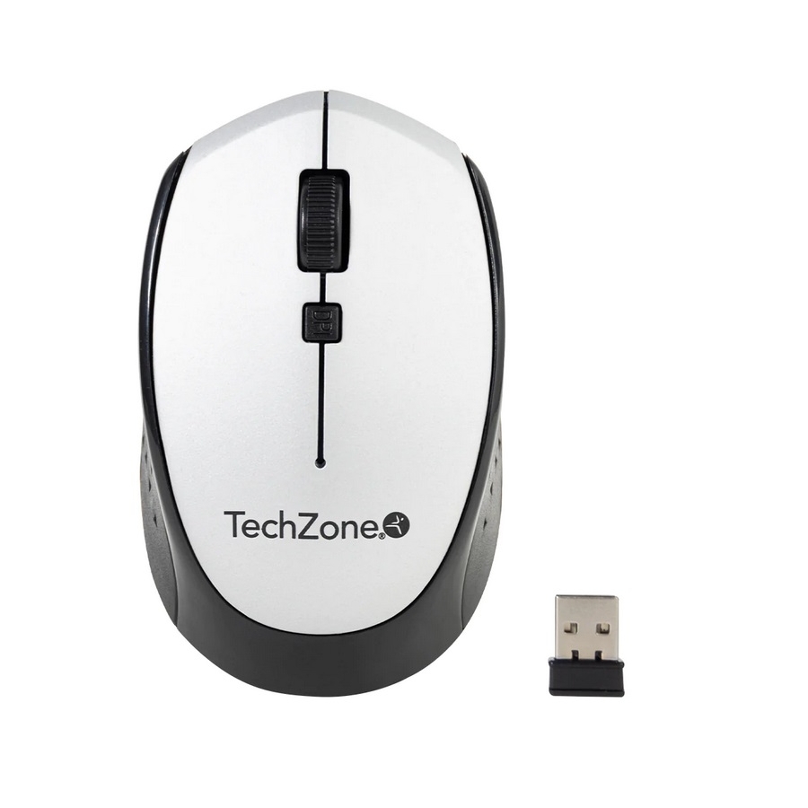 MOUSE TECHZONE TZ19MOU01-INAPL OPTICO NANO USB BOTONES PLATA MS-1445