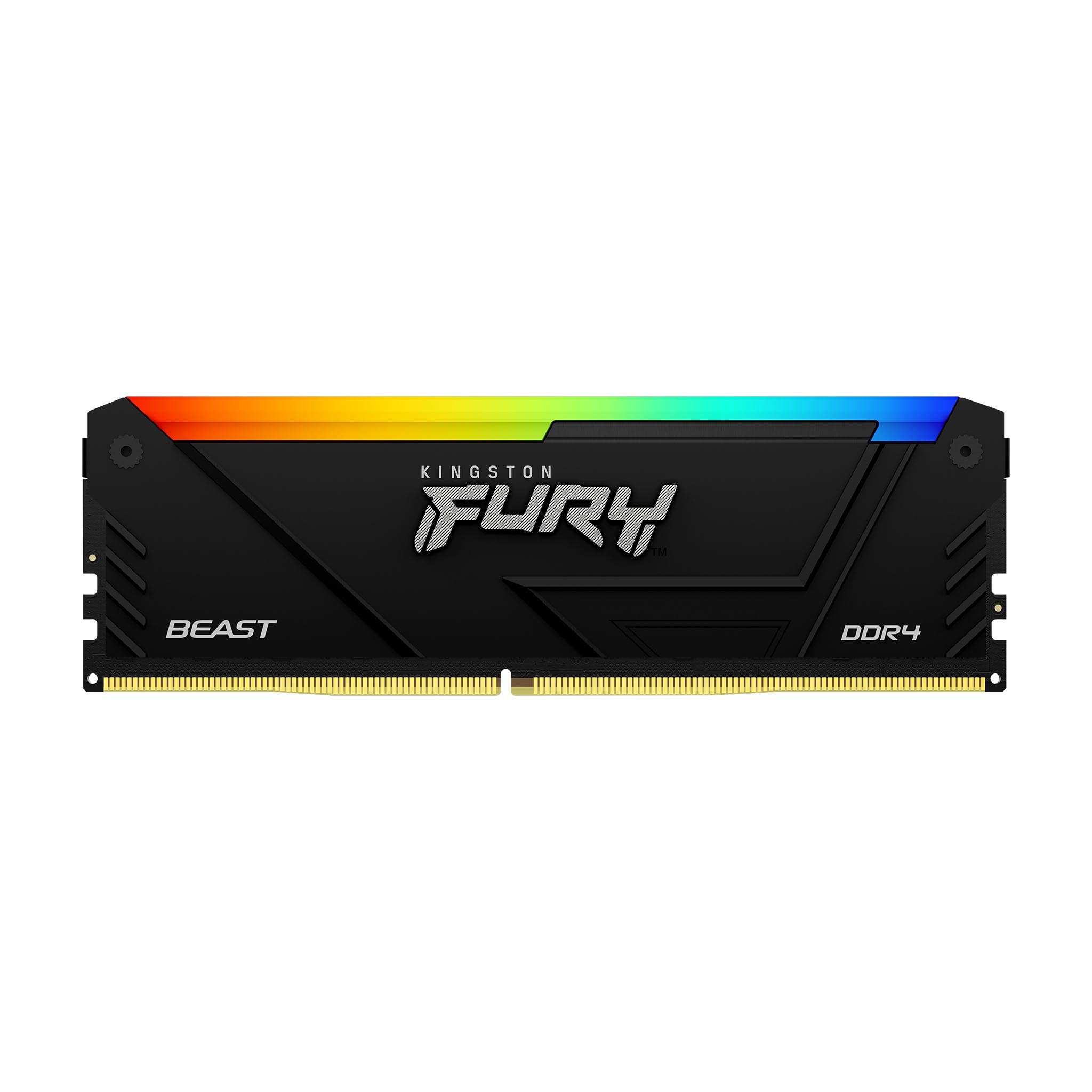 MEMORIA RAM KINGSTON FURY BEAST RGB 8GB 3200MT/S DDR4 CL16 DIMM - Kingston Technology