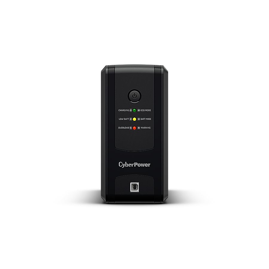 NO BREAK CYBERPOWER (UT750GU) 750VA / 375W, INTERACTIVO, INDICADORES LED, 8 NEMA 5-15R 4 RESPALDO / 4 SUPRESIÓN Y REGULACIÓN, TORRE, PUERTO USB, GREEN POWER, 2 AÑOS EN EQUIPO, 1 AÑO EN BATERÍA. FR-1557