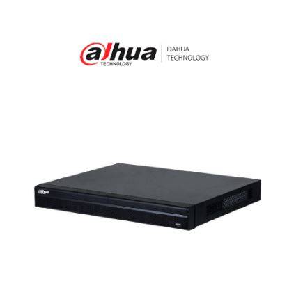 DAHUA DHI-NVR4216-16P-4KS3 NVR de 8 MP/ 4k / 16 Canales IP/ 16 Puertos PoE/ Rendimiento de 160 Mbps/ Smart H.265+/ 2 Bahias de Discos Duros
