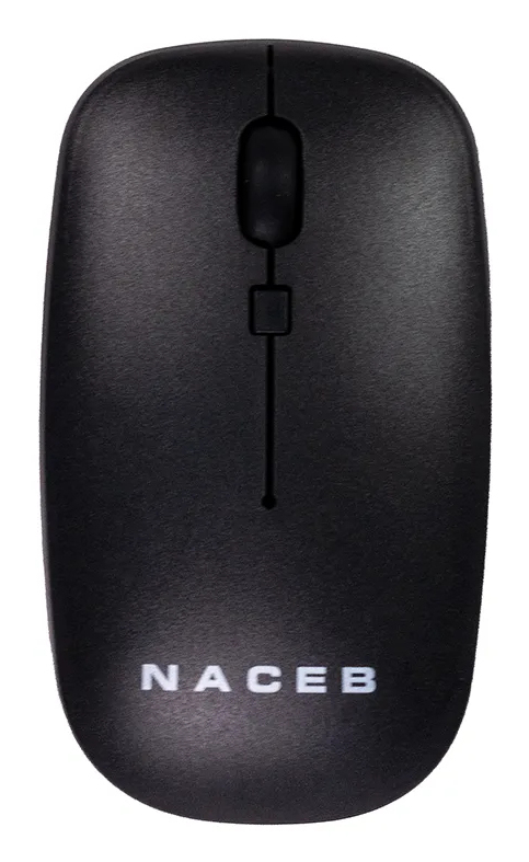 Naceb Mouse Slim Negro Inal 2.4G NA-0136N MOUNCB600