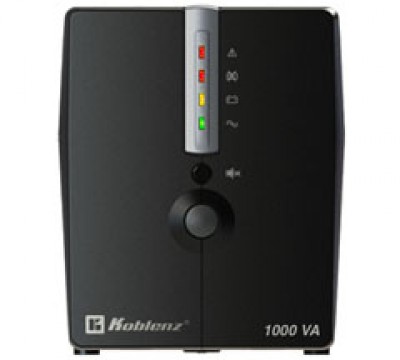No-Break KOBLENZ 10017 USB/R, 1000 VA, 500 W, 1 h, Negro, Hogar y Oficina NBKKBZ310