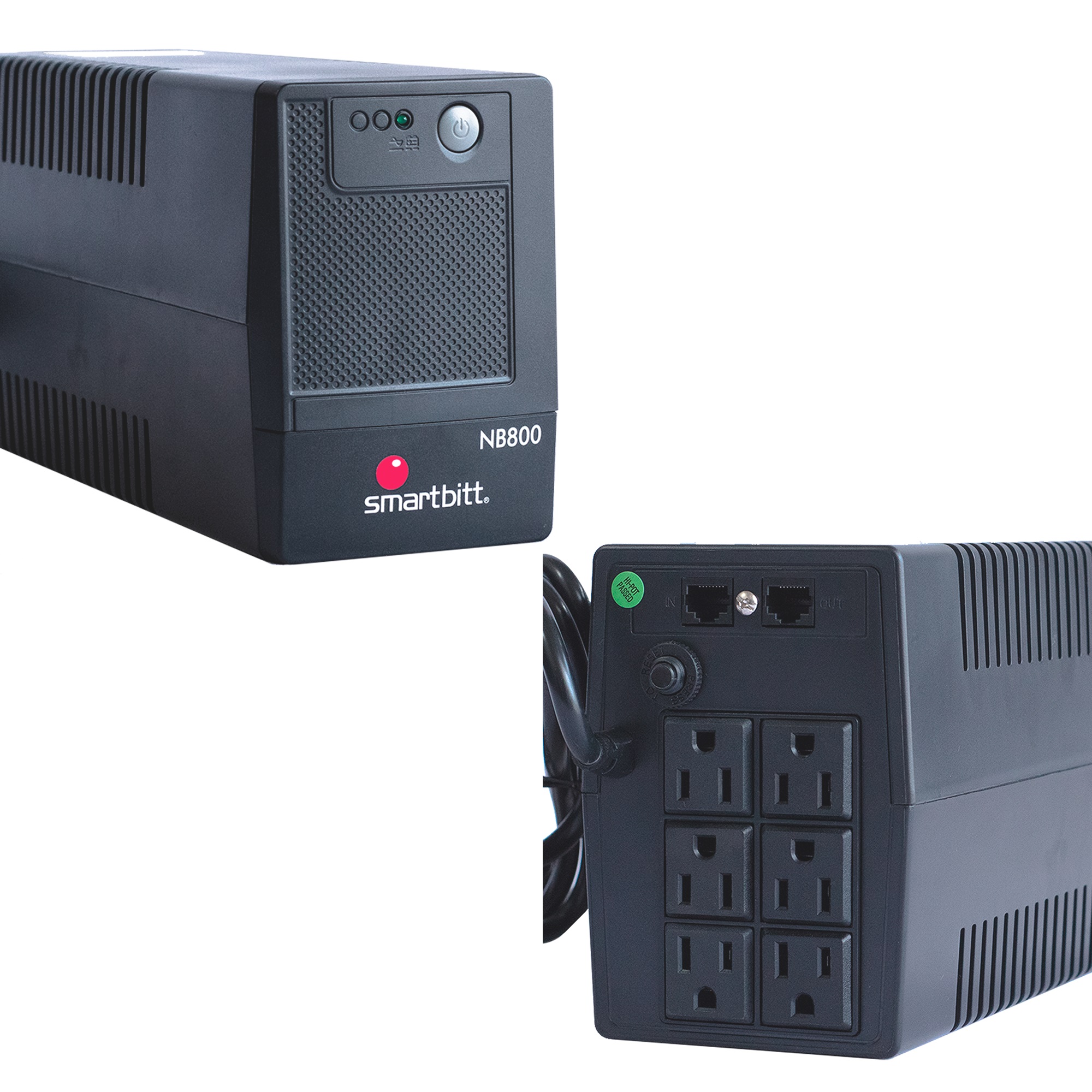 No-Break SMARTBITT SBNB800, 800 VA, 400 W, Negro NBKBIT200