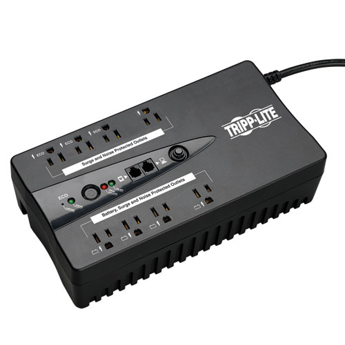 No-Break TRIPP-LITE, 550 VA, 300 W, Negro, Hogar y Oficina NBKTRL840