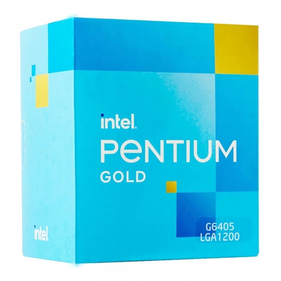 PROCESADOR INTEL PENTIUM GOLD G6405 S-1200 10A GEN /4.1 GHZ /CACHE 4MB /2 CORES /GRAFICOS UHD 610 /CON DISIPADOR /COMPUTO BASICO IPA CP-1232