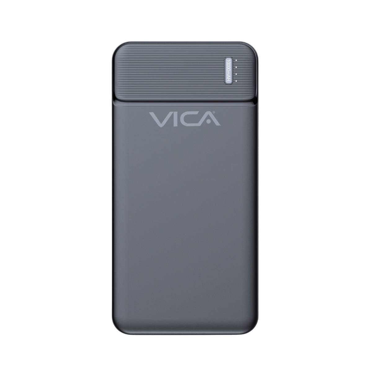 Power Bank VICA 10000 MAH, PUERTO USB 2.0, PUERTO TIPO C, PUERTO MICRO US/ BATERIA DE POLIMERO DE LITIO DE CARGA RAPIDA BATVIC110