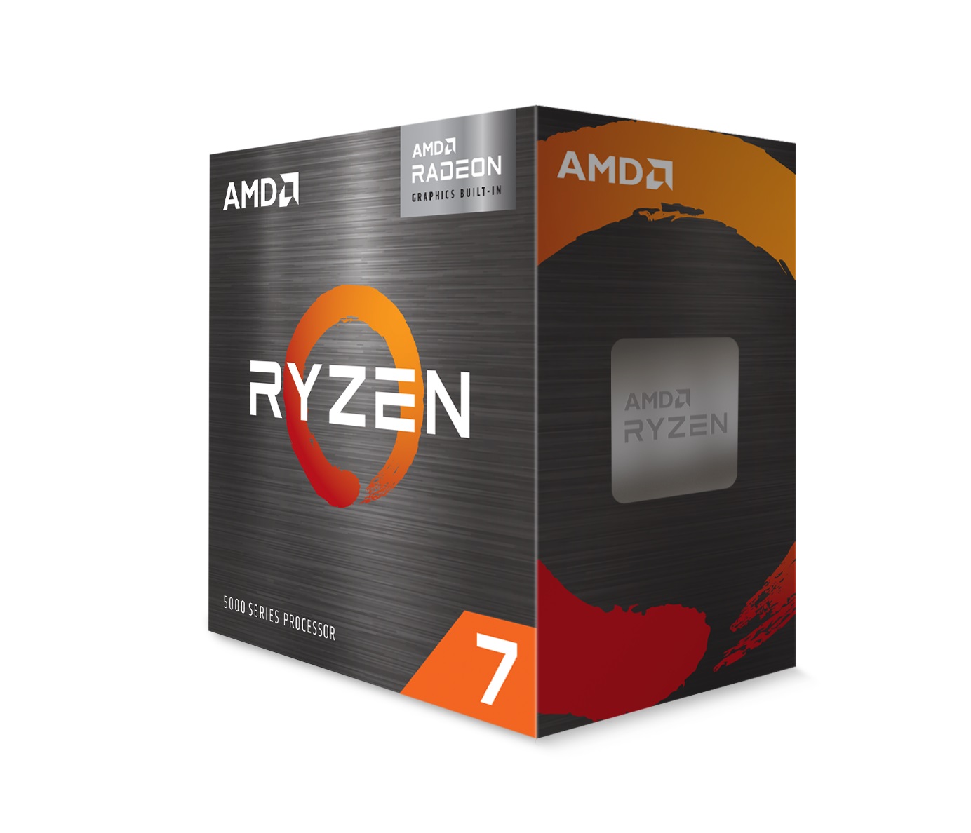 AMD RYZEN 7 5700G, 8 núcleos, socket AM4, Incluye ventilador, Con gráficos incluidos