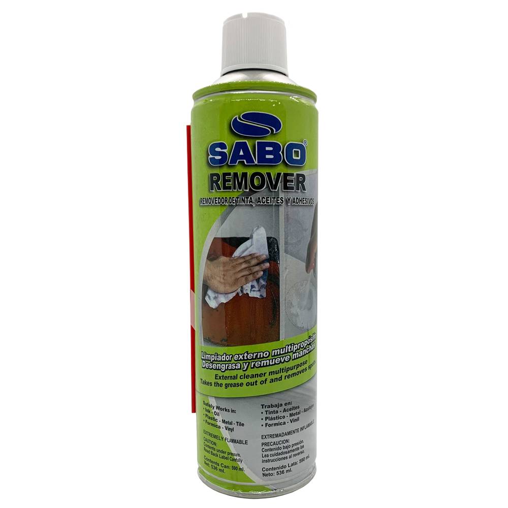 REMOVEDOR DE TINTAS Y MANCHAS SABO 590 ML SABLMP040
