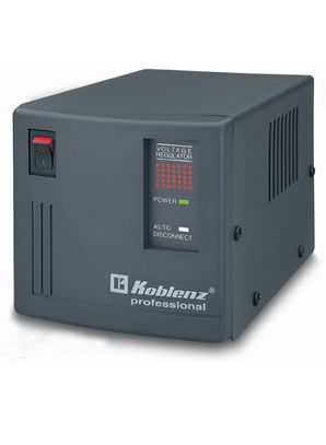 Regulador KOBLENZ ER-2550, 6, Negro, Oficina, 2500 VA, 2000 W REGKBZ070